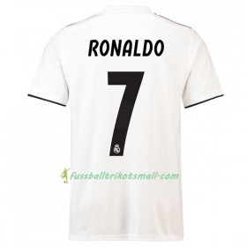 Günstige Fußballtrikots Real Madrid Ronaldo 7 2018-2019 Kurzarm Heimtrikotsatz kaufen